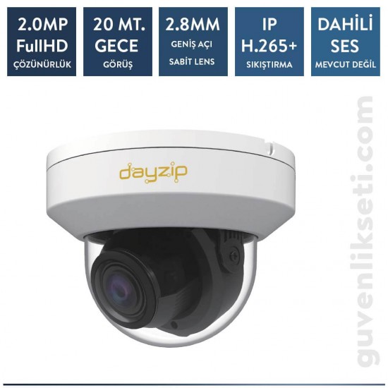 Dayzip DZ-3429 2MP IP Dome Kamera